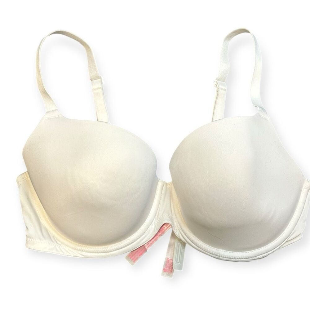 PINK VICTORIA’S SECRET Women’s White Wear Everywhere Lightly Lined Bra Size 36D